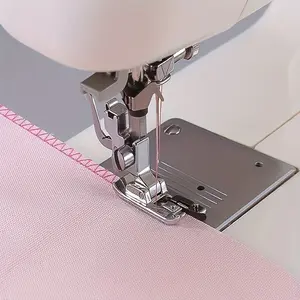 2Pcs Silvery Color Overlock Presser Feet Set for Low Shank Snap-On Singer & Brother Sewing Machines, Sewing Supplies Crafts, Sewing Tools, Perfect for Quilting & Crafting Projects
