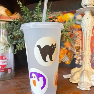 Pillsbury Halloween cookies cold cup tumbler