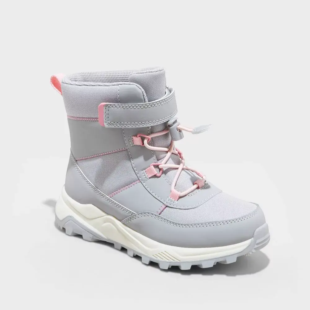 Cat & Jack Kids' Noah Waterproof Hiker Winter Boots - Faux Fur Trim Cat & Jack Kids' Noah Waterproof Hiker Winter Boots - Faux Fur Trim