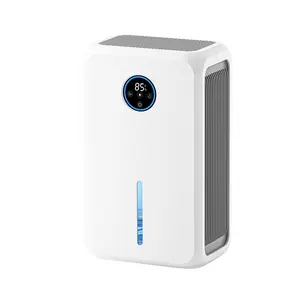 2025 Dehumidifier for Home and Basement Quiet 30dB Operatio with 2.2L Water Tank Capacity Dehumidifier for Basement, Large Room, Bathroom, Bedroom Dry Clothes, 12 HR Timer