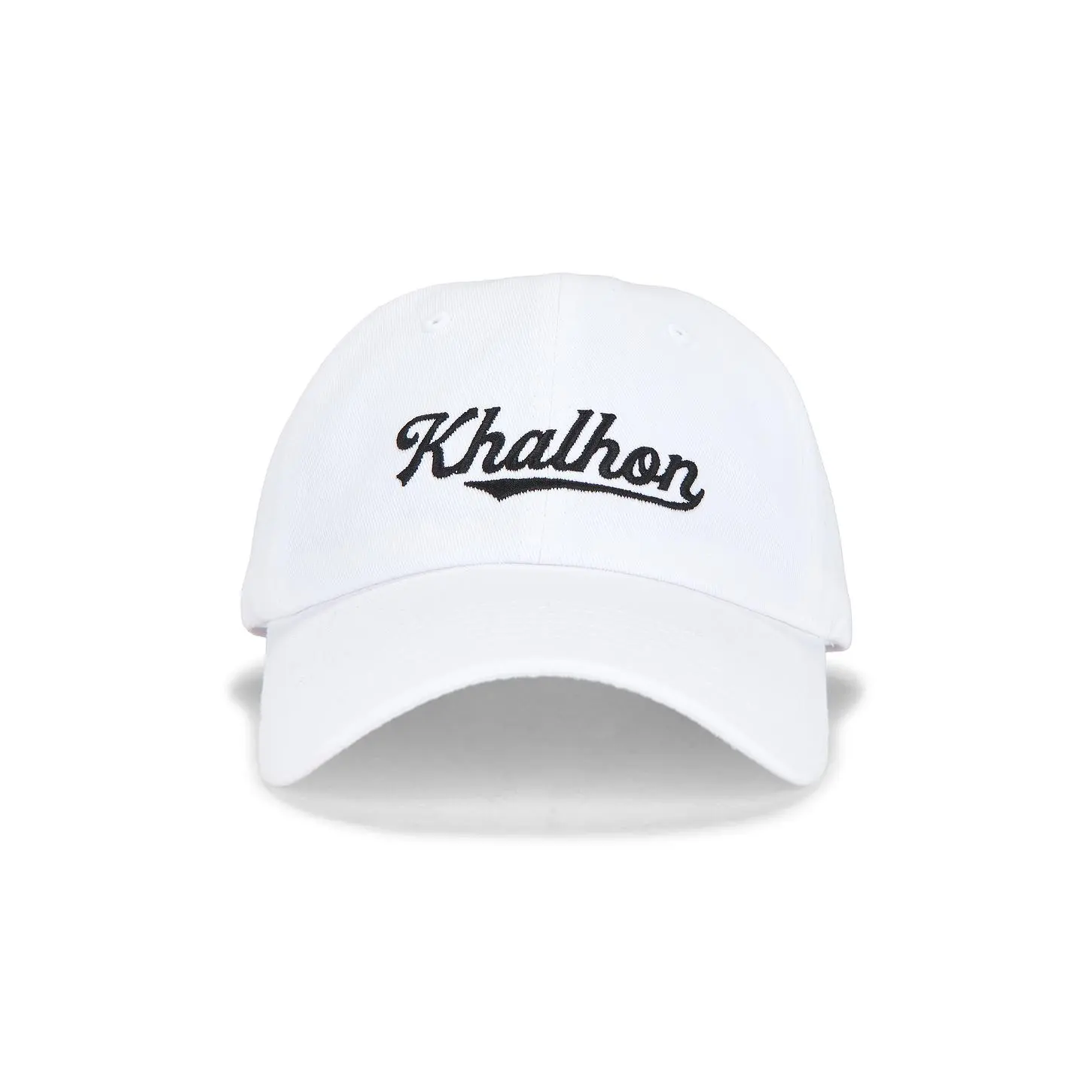 Khalhon Logo Ball Cap in Off White