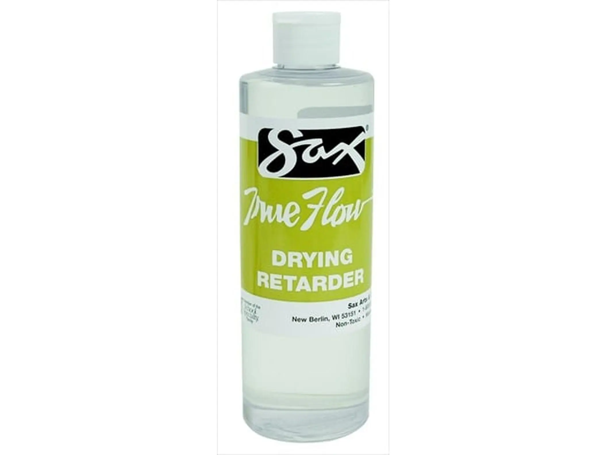 Sax 100243 True Flow Non-Toxic Acrylic Drying Retarder, 1 pt Plastic Bottle for Blending Colors (Laboratory Health & Medical Supplies)