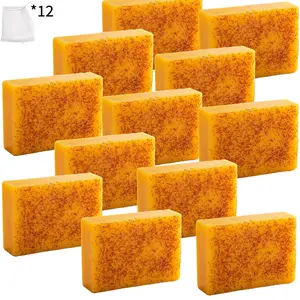 Lemon Turmeric & Kojic Acid Soap, Leaving Skin Feeling Smoother For Face And Body, Maintain Moisture For Facial Skincare And Gentle Exfoliation For Body