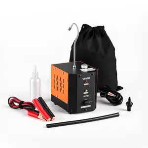VEVOR Automotive Smoke Machine Leak Detector, DC 12V EVAP Vacuum Diagnostic Tester with Built-in Air Pump, Adjustable Pressure, Vacuum Pipeline Fuel Diagnostic Detector for Cars, Motorcycles, Boats