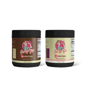 Pin Up Girl Whey Protein Isolate Powder | Vanilla & Chocolate 25g of Protein Per Serving | Premium Whey Protein for Women | Fat Free, Low Calorie, Low Carb, No Added Sugar (16 Ounces) 2-PACK