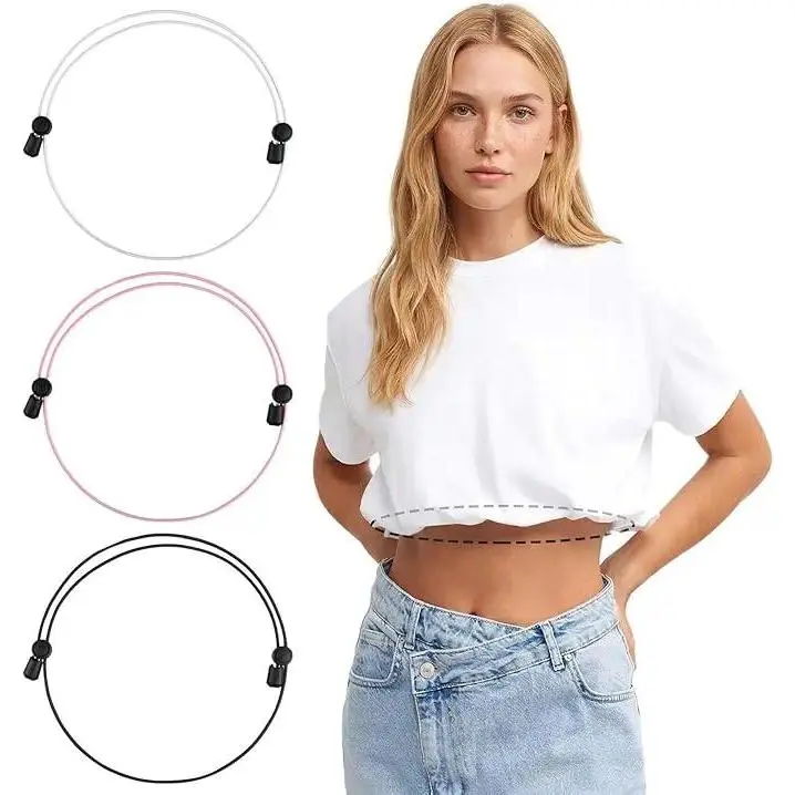 3-Pack Adjustable Shirt Tuck Bands for Women, No-Sew Elastic Belt & Crop Tool for Tucking Sweaters and Tops, Change, Fashion, Women's Fashion, Female Wear, Stretch Fit