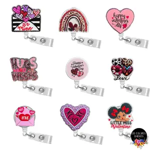 Be mine badge, Rainbow heart badge, happy Valentine’s Day badge, hugs and kisses badge, love badge reel, love letter badge, xoxo badge reel, little miss valentine’s badge