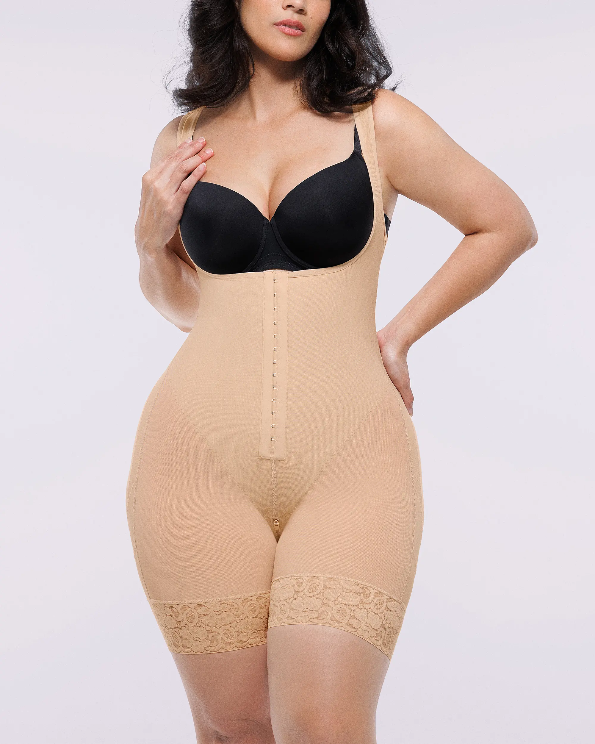 Shapellx BOOT-YEAH AirSlim Extreme Compression Open Bust Bodysuit