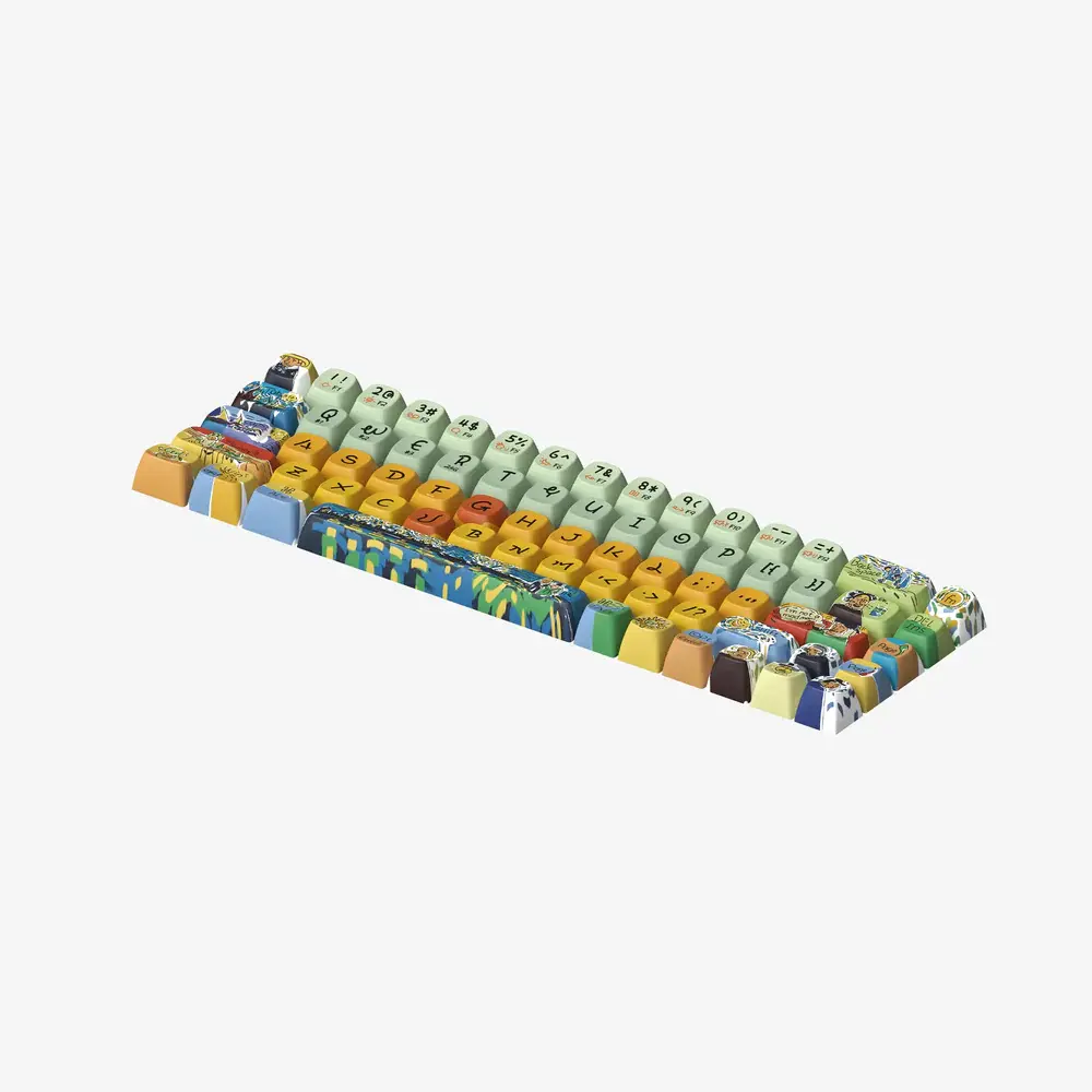 Lofree Van Goph Dye-Sub PBT Keycaps for Keyboard - Compatible with Touch, Flow, Flow Lite Series Lofree Van Goph Dye-Sub PBT Keycaps for Keyboard - Compatible with Touch, Flow, Flow Lite Series