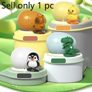 TOOUEE 1 PC Funny Plastic Duck Capybara Pop-Up Surprise Egg Toy, Sensory Stress Reliever, Gag Gift for Adults Office Desk Fidget Toy, Creative Birthday Christmas Halloween Party Favors for Friends, Sensory Hands-On Visual Brain Development