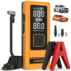 13800hAm the 10 in 1 the 4000A Car Jump Starter with Air Compressor,Battery Jumper Starter Portable with 150PSI Tire Inflator 12V Jump Box with LCD Display,Flashlight,Storage Case.