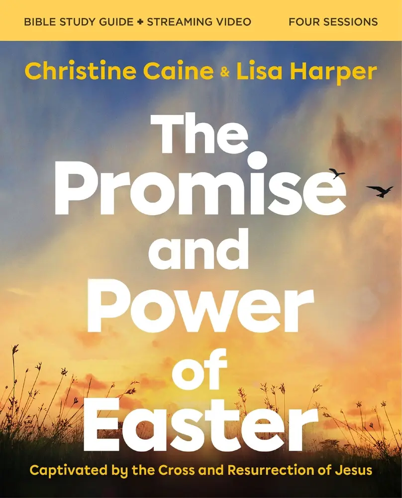 USED Book - The Promise and Power of Easter Bible Study Guide Plus Streaming Video: Captivated by the Cross and Resurrection of Jesus by Caine, Christine (Paperback) - english