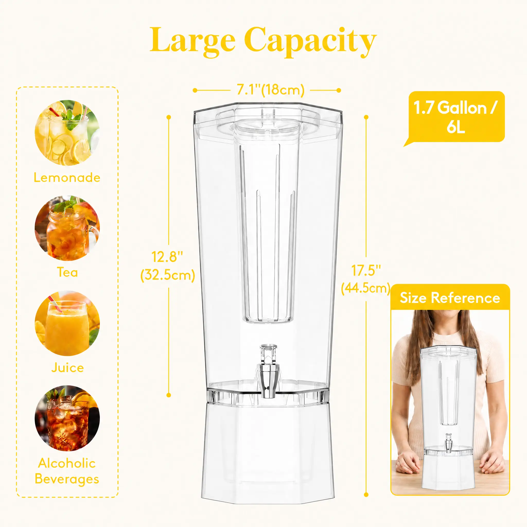 1.7 Gallon (6L) Filter + Ice Base