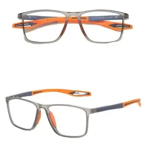 Unisex TR90 Eyeglass Frames Presbyopia Blue Light Glasses - Flexible Multifocal Eyewear with +100 to +400 Strength, Spring Hinges Design