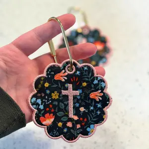 Evening Bloom Cross Bag Tag