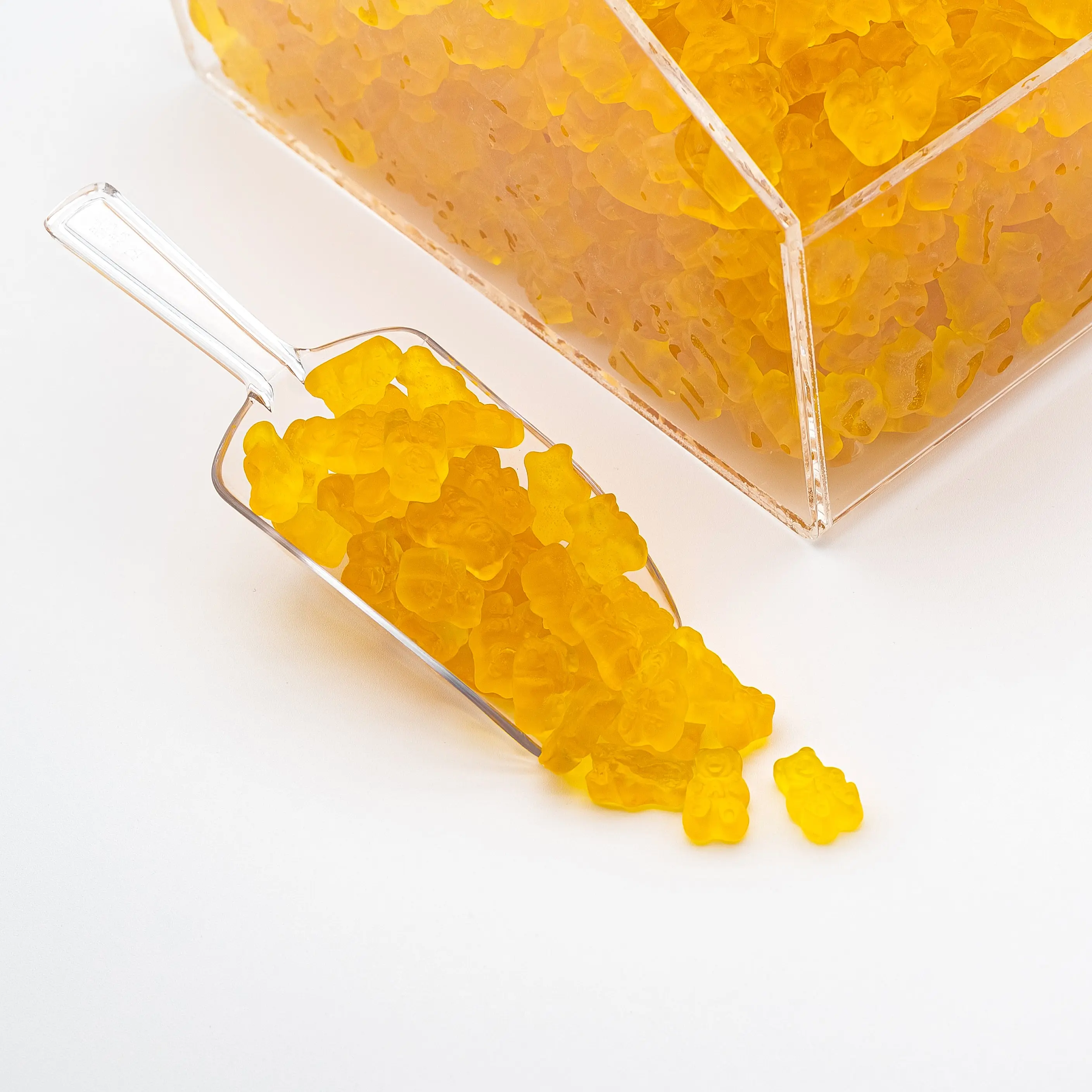 Pineapple Gummy Bears - Sweet and Soft Candy with Pineapple Flavor - 5 oz & 1 lb  & 3 lb Candy Bag Snack Bonbon