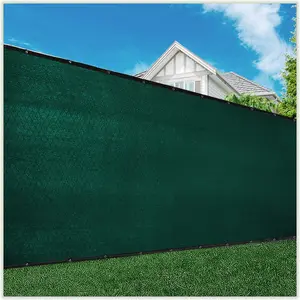 4'/5'/6'/8 'Fence Privacy Screen Windscreen Cover Fabric Shade Tarp Netting Mesh Cloth - Commercial Grade 170 GSM - Heavy Duty - 3 Years Warranty