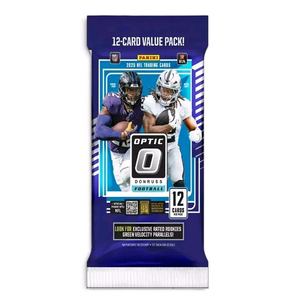 Optic 2025 NFL Value Pack, Sports Trading Cards, Collectible Sports Cards