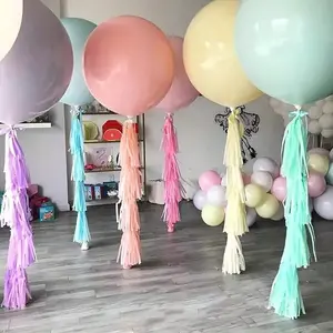 10/15pcs Large Pastel Balloons Macaron Balloons, 18-Inch Round Balloons Latex Balloons, Shower Party Balloons Birthday Party Decorations,Christmas