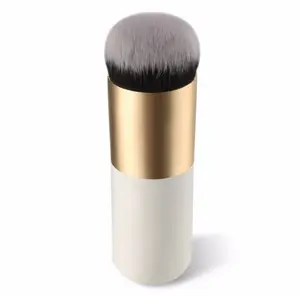 Pro Kabuk i Flat Makeup Brush  Foundation, Blush, Contour & Powder Cosmetic Tool | Soft Dense Bristles