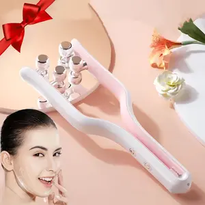 New Y-Type Dual-Sided 3D Roller Beauty Tool, Portable Facial Massager with 4 High-Efficiency Rollers, Body Face Use, Perfect Valentine Gift