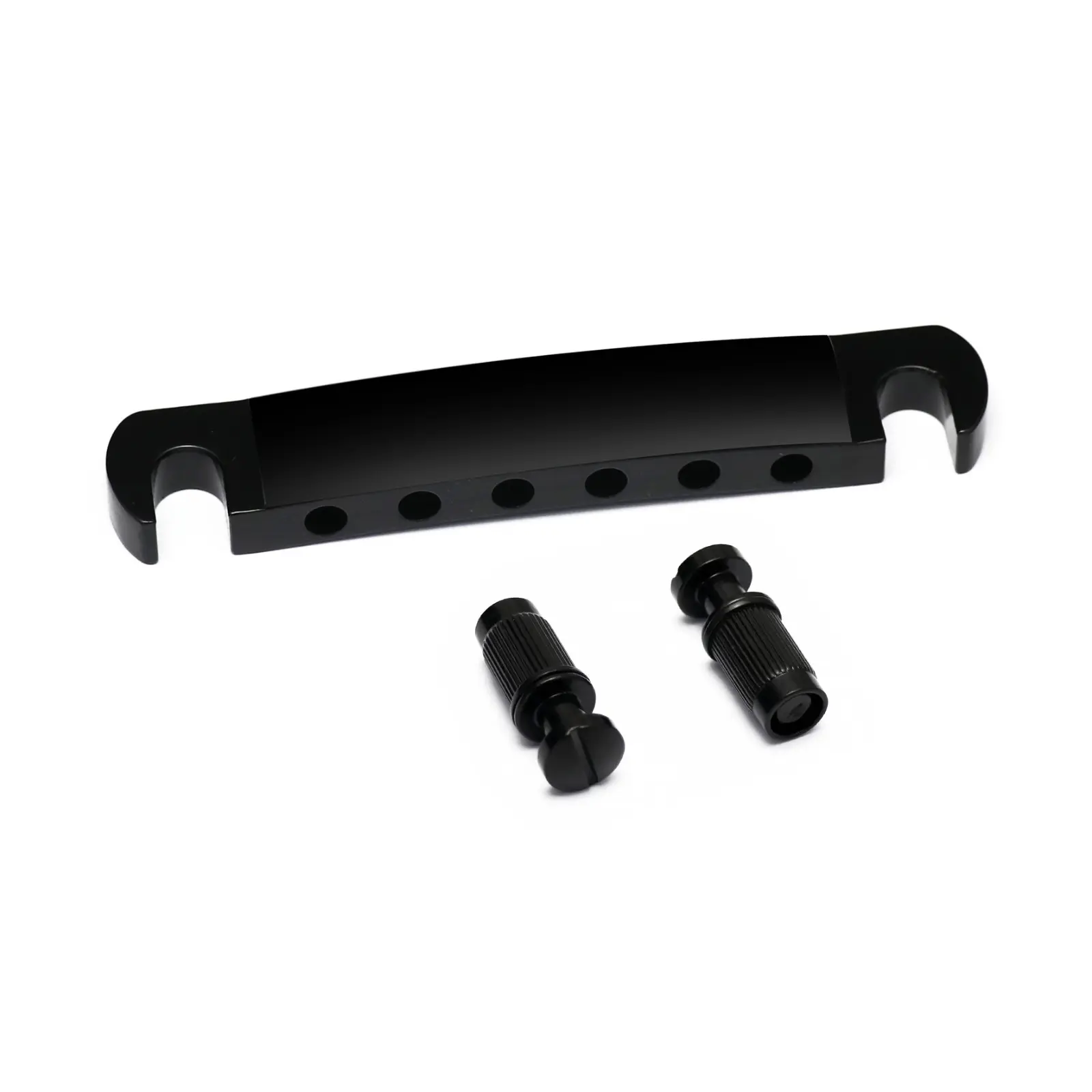 Tune-O-Matic Guitar Bridge Stop BarTailpiece for LP SG Style Electric Guitar BK