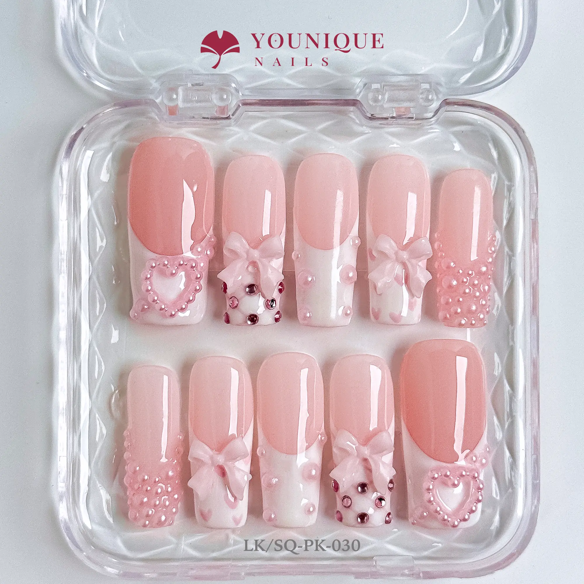 Younique Nails | 10PCS 100% Handmade Press-On Nails | Reusable Colorful Art
