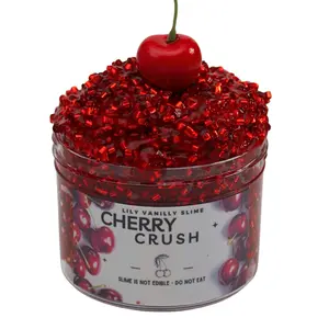 Cherry Crush Crunchy Bingsu Slime