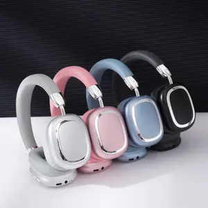Foldable Wireless Headphones, Fashion Bluetooth-Compatible Headset with Built-In Microphone, Volume Control Headset for Mobile Phones, Wireless Audio Headphones