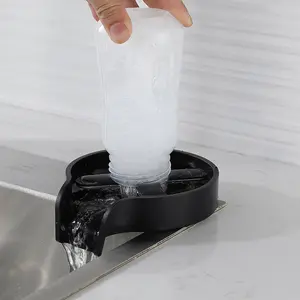 Sink Glass Rinser, Automatic Cup Washer with 80cm Hose & American 9/16" Adapter, 360° High Pressure Cleaner for Bar, Kitchen, Home & Cafe