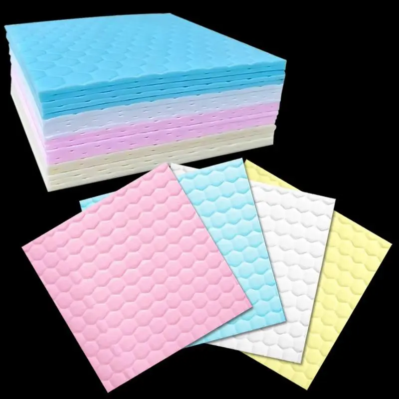 All-New Upgraded Thickened Magic Sponge Cloth, Random 4 Colors, Reusable Super Absorbent Cloth, Heat Insulation, Shock Absorption, Anti-Slip, Multifunctional Sponge Cleaning Cloth, Very Suitable for Ceramic, Glass Surface Cleaning