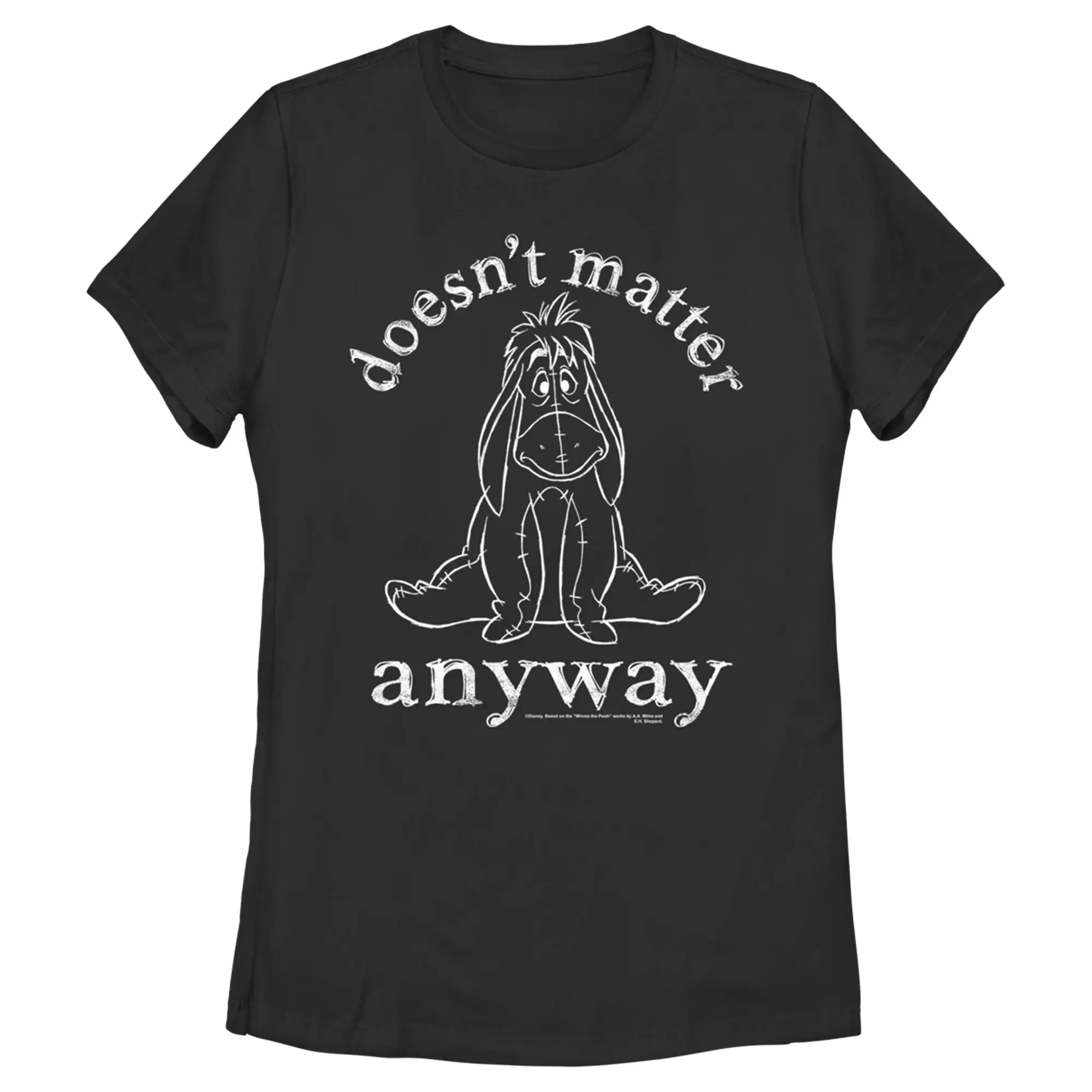Women's Winnie the Pooh Eeyore Doesn't Matter Anyway T-Shirt
