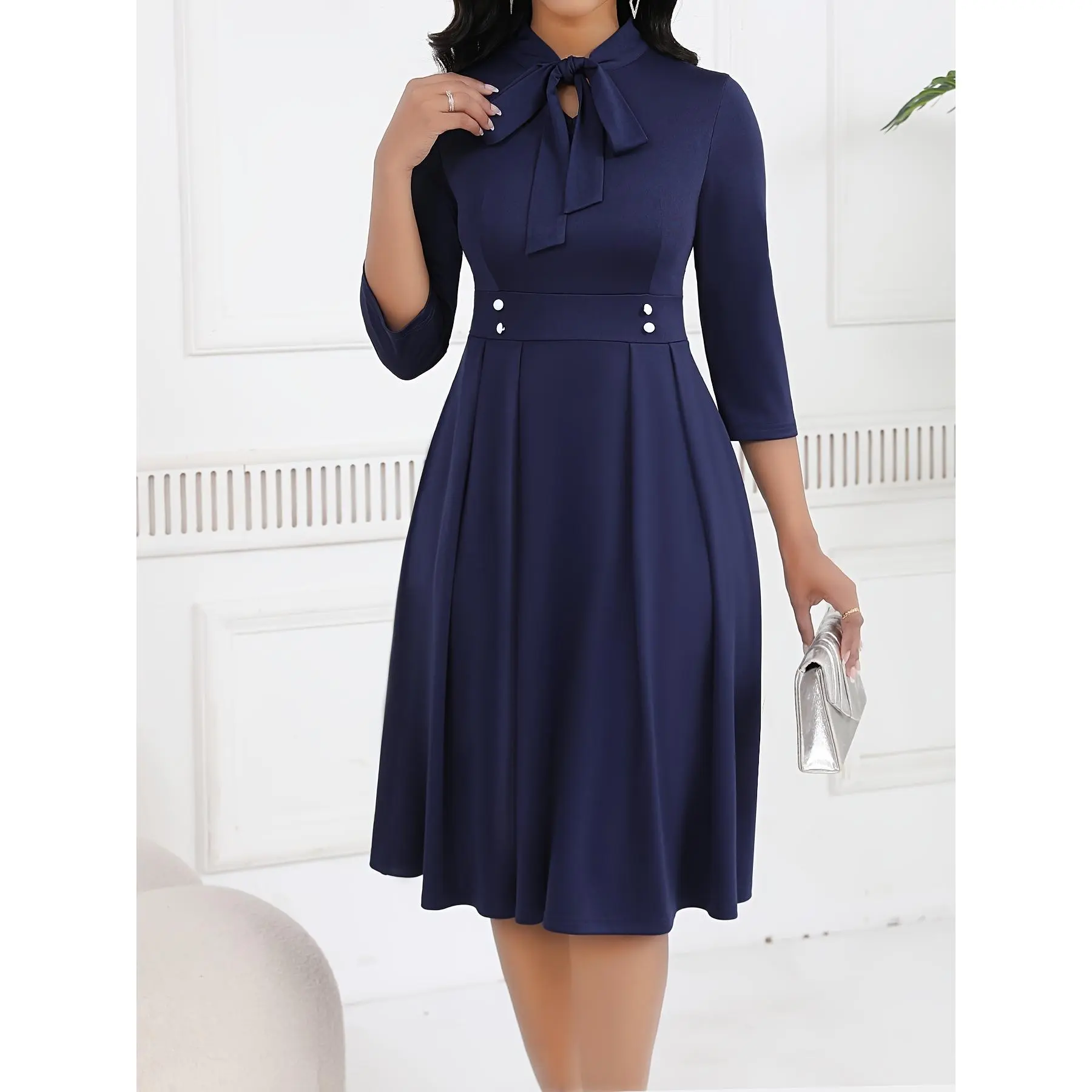Women's Casual Comfortable Dress for Spring and Summer Formal Occasions Clothes Womenswear