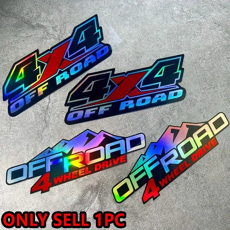 4X4 Off-road Vehicle Sticker, Car Truck Decal, Decal for Trucks, Automotive Decals, Car Stickers, Sticker for Cars, Waterproof & Sunproof Outdoor Scratch Shielding Sticker for Ford F-150 F-250 F-350 Truck Trunk Window DIY Decorations