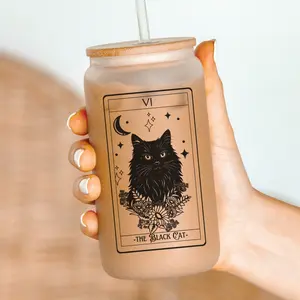 Cat Tarot Card Tumblers, Cat mom tumbler,