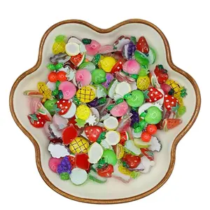 Fruit-Shape Mix Mini Charms for DIY, No Hole, Nail Art, Nail Charms, Hobbies- 20ML