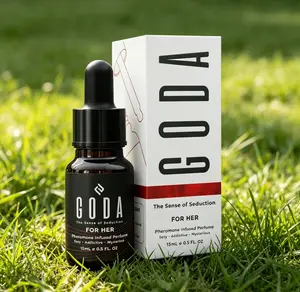 GODA Pheromones Perfume for Women – The Original 15ml / 0.50 fl. oz | Long-Lasting Feminine Fragrance with Jasmine & Rose | Vegan & Cruelty-Free Travel-Size Perfume Oil