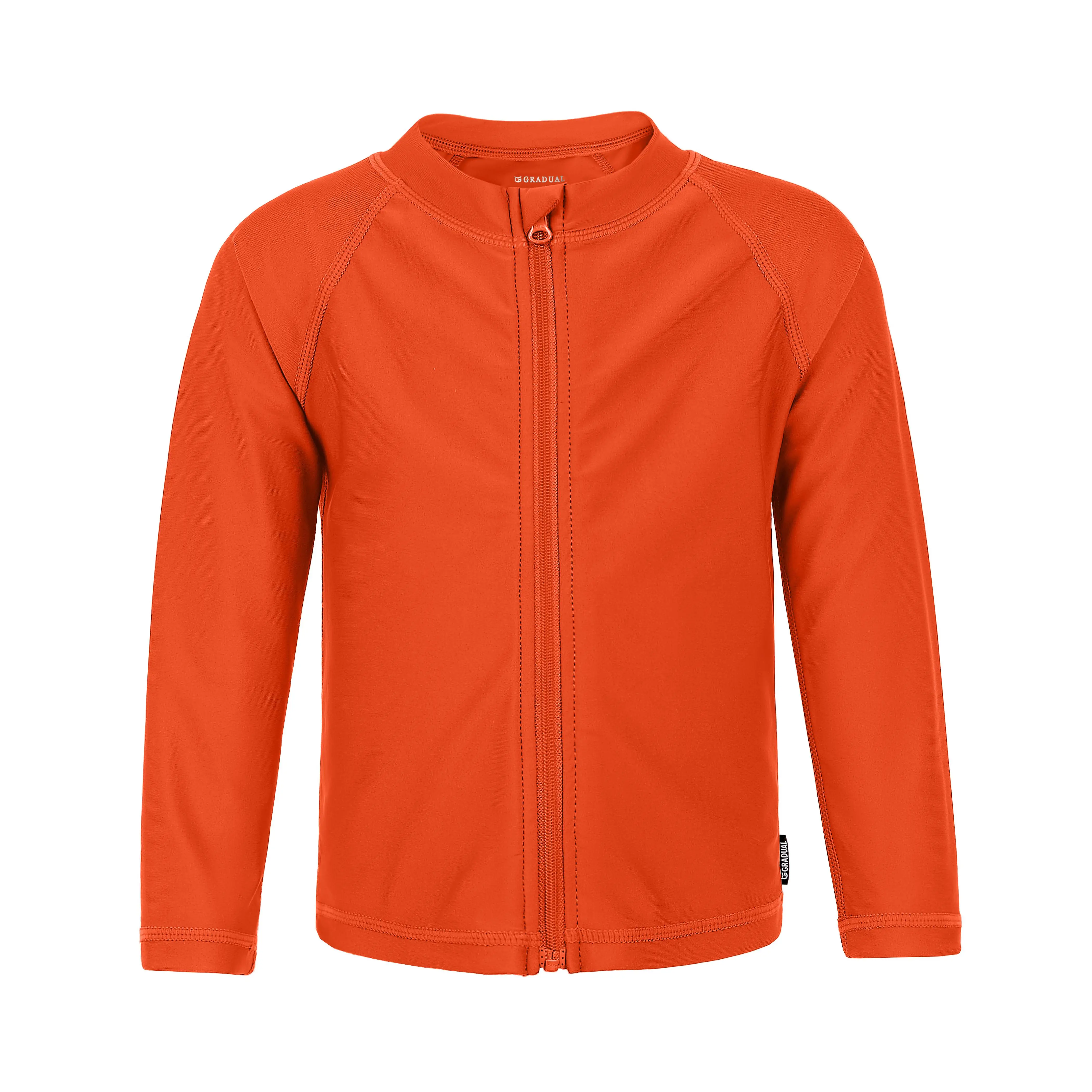 G GRADUAL Toddler Boys' Long Sleeve Full-Zip Rashguard, Lightweight UPF 50+ Swim Shirt with Flatlock Seams for Beach & Swim Classes, Lightweight Rash Guards, Travel, Stretch, Baby Boy Clothes, Rash Guard Swimsuits, Elastane, Boys Clothing