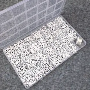 Letter Bead Suitcase with Organizer, A-Z Uppercase DIY Acrylic Beads, Jewelry Making Kit, Birthday Christmas Crafts, All Skill Levels
