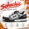 British Knights Men's Casual Sneakers - Men's Streetwear Footwear, Easy-Clean PU Shell, Cushioned Insole, Padded Tongue, TPR Outsole, Bold Paneling, Laces, All Seasons Daily City Wear Gift Option
