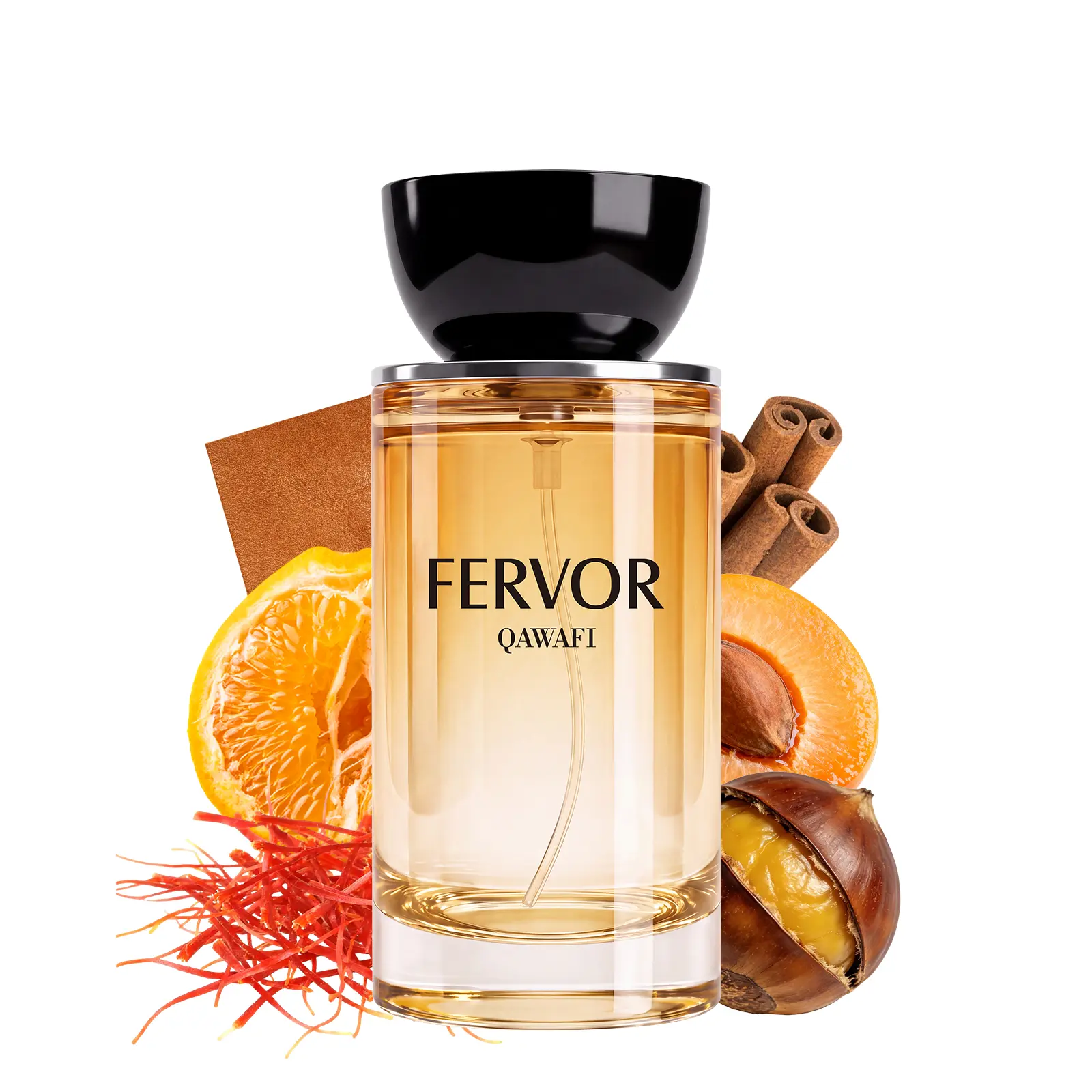 FERVOR | Warm Spicy Vanilla Amber | Extrait De Parfum 50ml | 8H+ Long Lasting | Black Pepper,Saffron,Chestnut & Bourbon Vanilla | Date Night,Party & Special Occasions