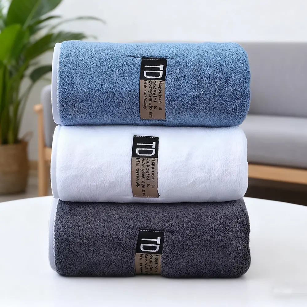 3 Pack Pure Color Face Towels Reusable, Ultra Soft Microfiber Bathroom Towel Set, Size 40x80 Cm, Quick-Dry Low Pilling, Easy to Hang, Ideal for Bathroom Use