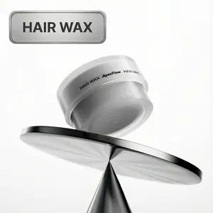 ApexFlow Moisturizing Gloss Hair Wax - Eco-Friendly Refill Design, Long-Lasting Hydration, Natural Shine, Layered Style, for Dry & Permed Hair