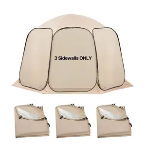 VEVOR Sun Shade Sail Canopy Covers, Fit for 6x 6 ft Screen House Tent, Sun Protection, 5.51x 5.71 ft 300D Oxford Silver - Coated Fabric, Pack of 2 (Not Include Tent), for Outdoor Activities, BeigeVEVOR Super Brand Day