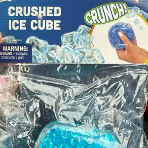 Crushed ice cube crunch squishy stress relief toy