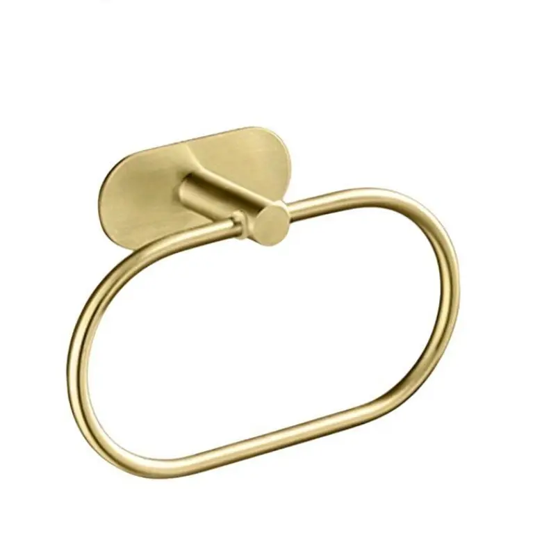 1pc towel Ring Simple Towel Rack Bathroom Kitchen Towel Hanger Stainless Steel Rack Towel Rod Bathroom Accessory