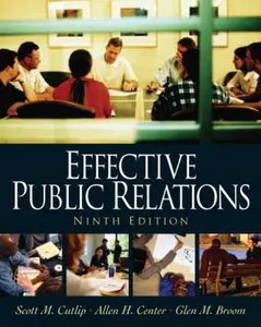 USED-Effective Public Relations by Scott M. Cutlip (Paperback)