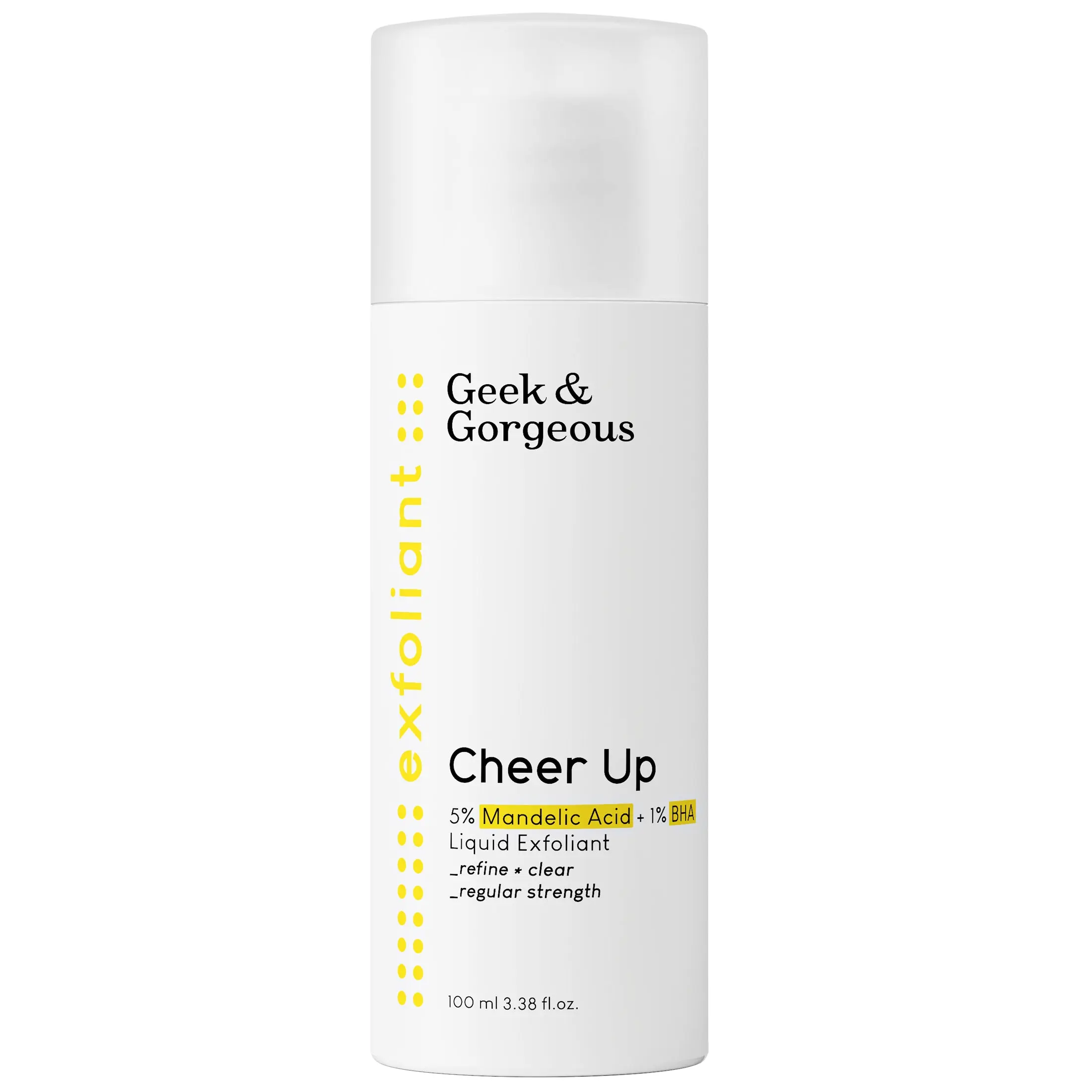 5% Mandelic Acid & 1% BHA Chemical Face Exfoliator Toner - Vegan, Gluten-Free, Non-Toxic, Cruelty-Free 100ml Liquid for Oily Combo Skin, Acne, Blackheads & Clogged Pores, Sensitive