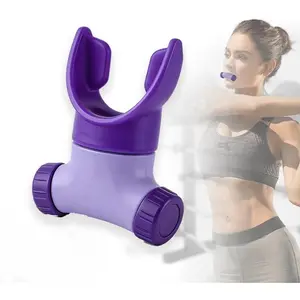 Adult Lung Exerciser Device Portable Breathing Trainer for Men & Athletes Bidirectional Breathing Exercise Device with Multi-Speed Resistance Portable & Easy to Clean