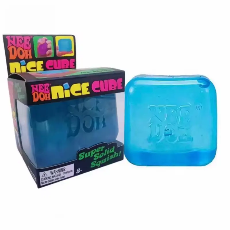 Brand New Nice Cube Squishy Stress Soft Stretchy Sensory Fidget Toy for Anxiety Relief ADHD Focus Stress Relief for Adults Squishmallows